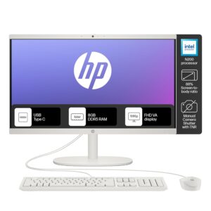 HP All-in-One, Intel N200 | 21.45'' (54.5 cm), 8GB DDR5, 512GB SSD, Intel UHD Graphics, 720P HD Camera | Win11