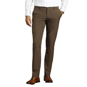 Louis Philippe Men's Slim Fit Formal Trouser
