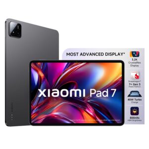 XIAOMI Pad 7 Qualcomm Snapdragon 7+ Gen 3 28.35cm(11.16) Display 12GB, 256GB