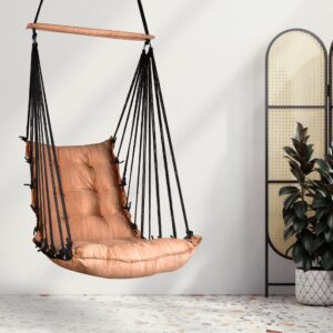 Curio Centre Cotton Hammock Garden & Patio Swing | Copper
